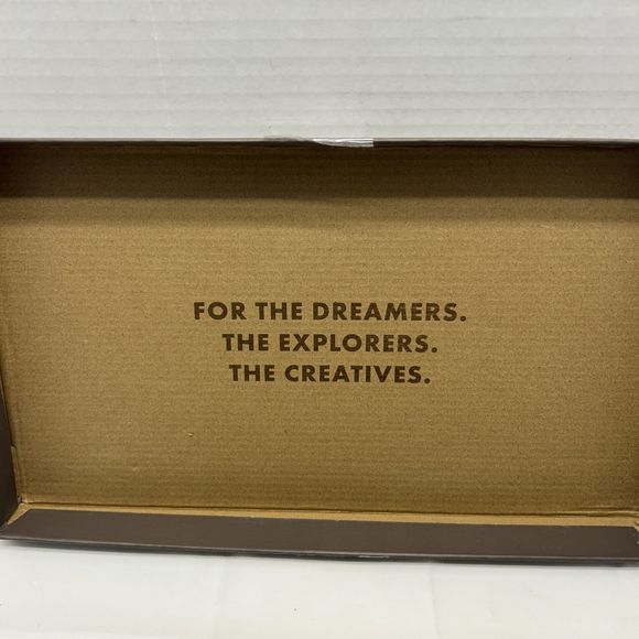 Crown Vintage Shoes Thoren Navy Brown White Sneaker Men Sz 8.5 NEW - Picture 10 of 11